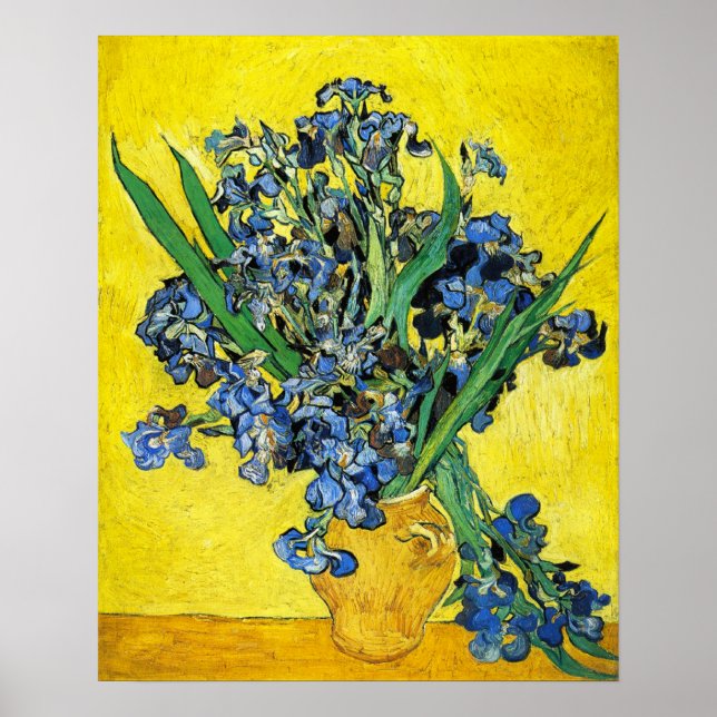 Van Gogh Irises Poster (Front)