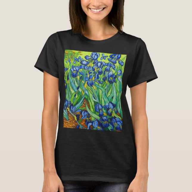 Van Gogh Irises T-Shirt (Front)