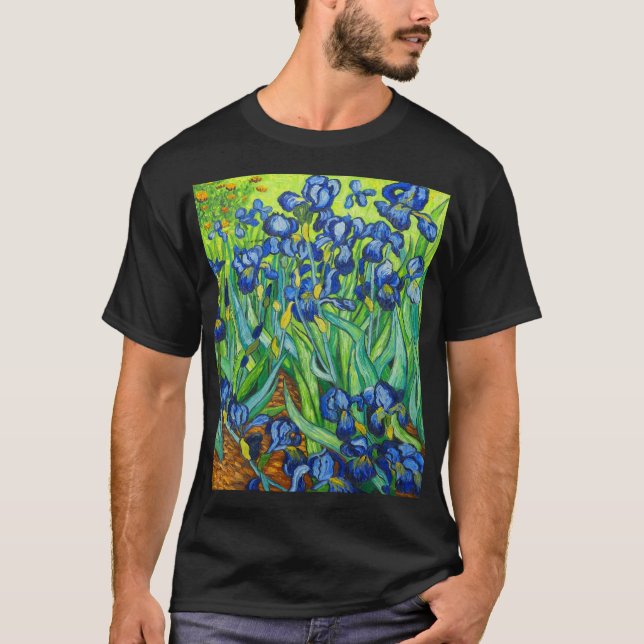Van Gogh Irises T-Shirt (Front)