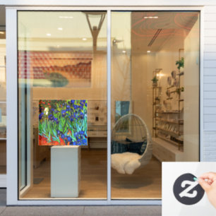 Van Gogh - Irises Window Cling