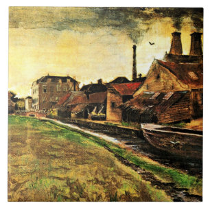 Van Gogh - Iron Mill in the Hague, Tile
