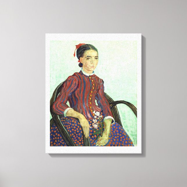Van Gogh | La Mousmé Canvas Print (Front)