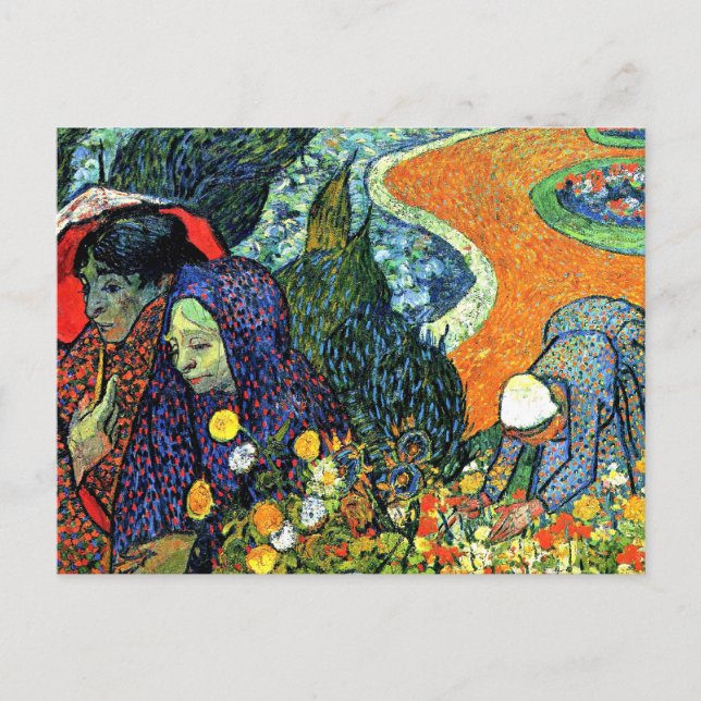 Van Gogh - Ladies of Arles, Postcard (Front)