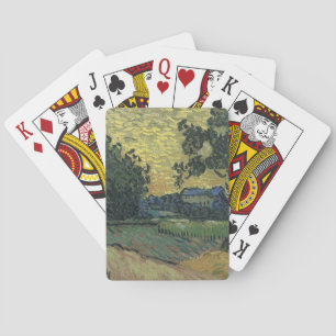 Van Gogh Landscape at Twilight Playing Cards
