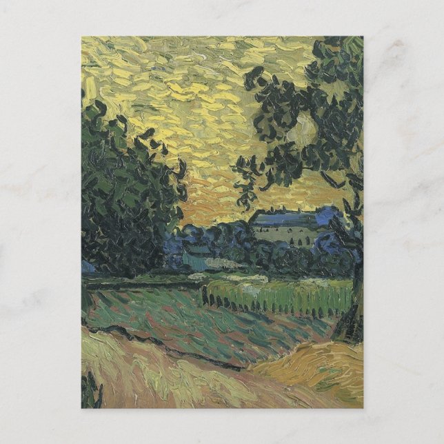 Van Gogh Landscape at Twilight Postcard (Front)