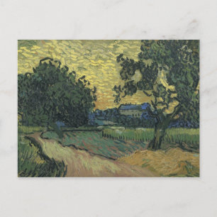 Van Gogh Landscape at Twilight Postcard