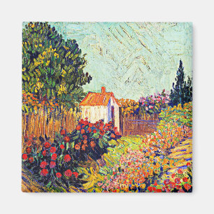 Van Gogh - Landscape, famous artwork,  Magnet