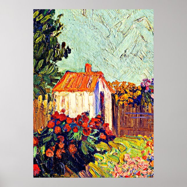 Van Gogh - Landscape, famous fine art painting Poster (Front)