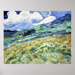 Van Gogh - Landscape from Saint-Remy, Poster