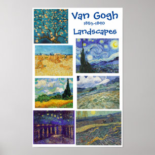 Van Gogh, Landscapes, Poster