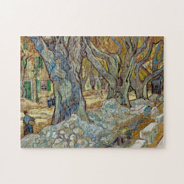 Van Gogh Large Plane Trees Painting Jigsaw Puzzle (Horizontal)