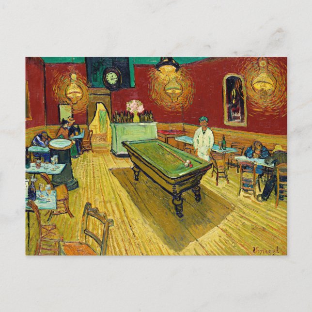 Van Gogh, Le Cafe de Nuit, Postcard (Front)