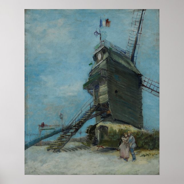 Van Gogh - Le Moulin De La Galette Poster (Front)