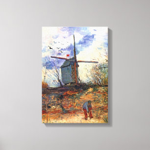 Van Gogh - Le Moulin De La Galette Windmill Canvas Print
