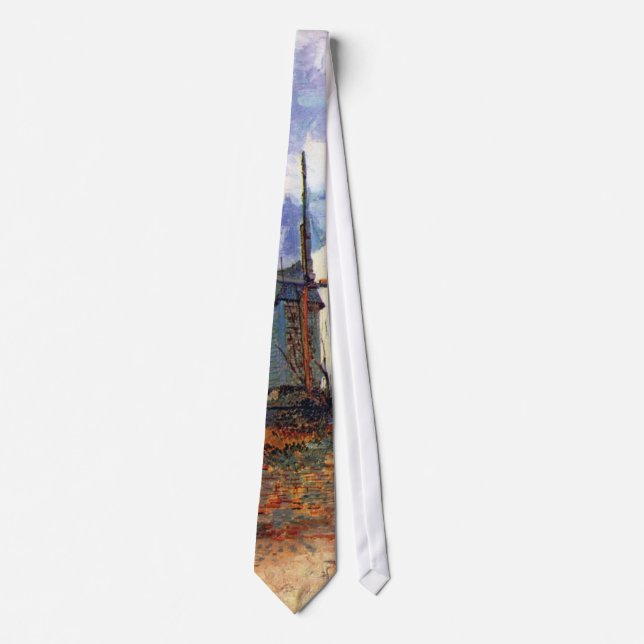 Van Gogh - Le Moulin De La Galette Windmill Tie (Front)