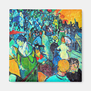Van Gogh - Les Arenes, famous painting Magnet
