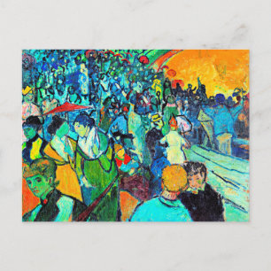 Van Gogh - Les Arenes, famous painting Postcard