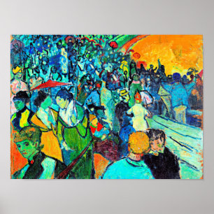Van Gogh - Les Arenes, famous painting Poster