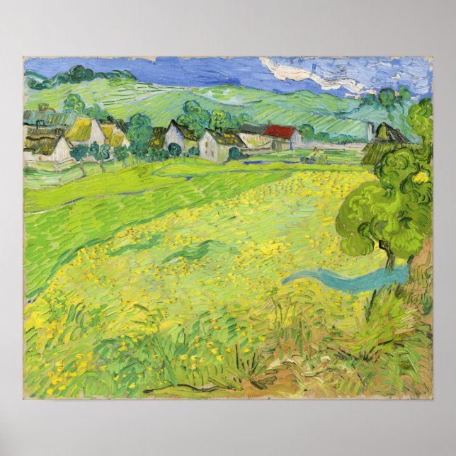 Van Gogh - Les Vessenots In Auvers Poster (Front)