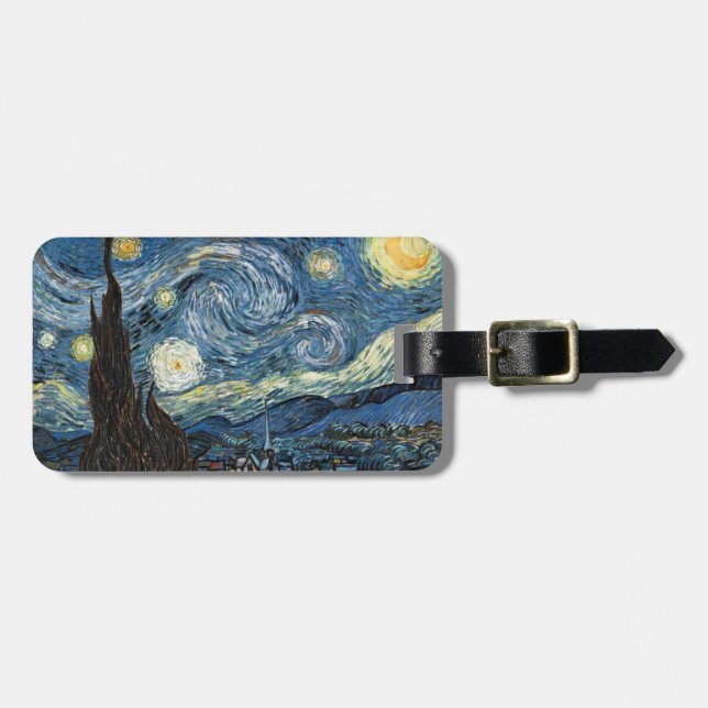 Van Gogh Luggage Tag - Customise it! (Front Horizontal)