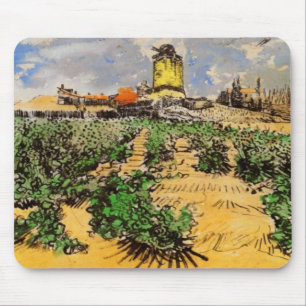 Van Gogh Mill of Alphonse Daudet at Fontevielle Mouse Mat