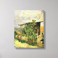 Van Gogh - Montmarte Path with Sunflowers,