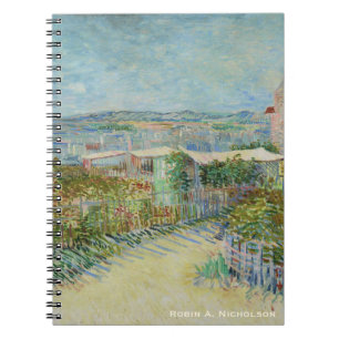 Van Gogh Montmartre Personalised Notebook