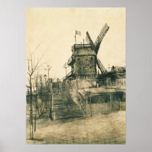 Van Gogh - Moulin De La Galette Poster