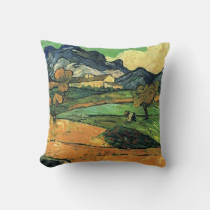 Van Gogh - Mount Gaussier, famous painting, Cushion