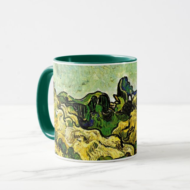 Van Gogh - Mountain Landscape at Saint-Remy Mug (Front Left)