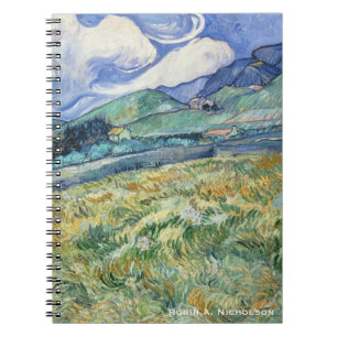 Van Gogh Mountainous Landscape Personalised Notebook