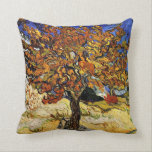 Van Gogh - Mulberry Tree, fine art painting Cushion<br><div class="desc">Mulberry Tree,  famous fine art landscape painting by Vincent van Gogh</div>