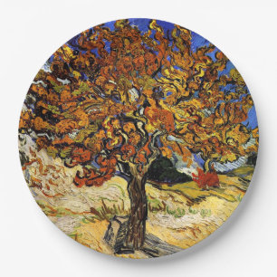Van Gogh - Mulberry Tree, fine art Paper Plate