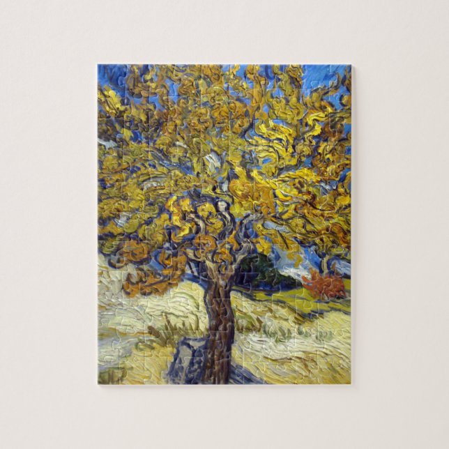 Van Gogh Mulberry Tree Impressionism Art Jigsaw Puzzle (Vertical)