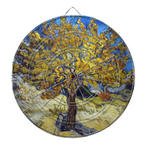 Van Gogh Mulberry Tree Masterpiece Art Dartboard