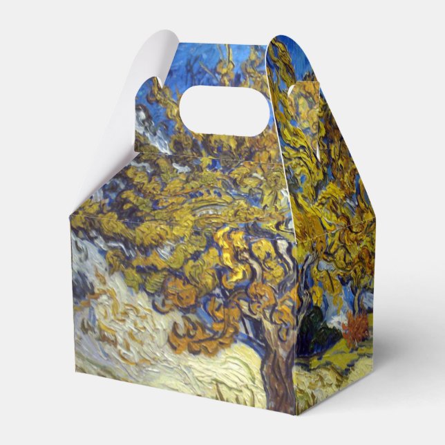Van Gogh Mulberry Tree Masterpiece Art Favour Box (Front Side)