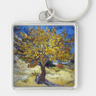 Van Gogh Mulberry Tree Masterpiece Art Key Ring