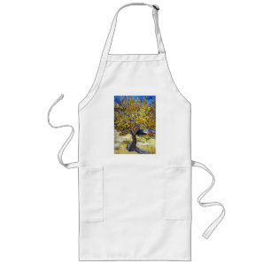 Van Gogh Mulberry Tree Masterpiece Art Long Apron