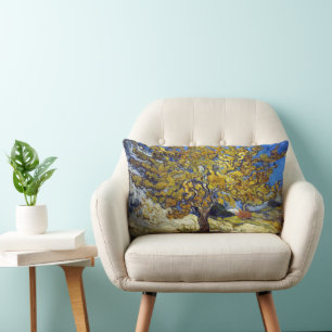 Van Gogh Mulberry Tree Masterpiece Art Lumbar Cushion