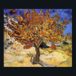 Van Gogh - Mulberry Tree Poster<br><div class="desc">This landscape masterpiece, titled Mulberry Tree is made by the famous artist, Vincent van Gogh using oil on canvas. It falls under the Post-Impressionism style and was complete by van gogh in 1889. Vincent van Gogh was a Dutch post-Impressionist painter whose work, noteable for its rough beauty, emotional honesty and...</div>