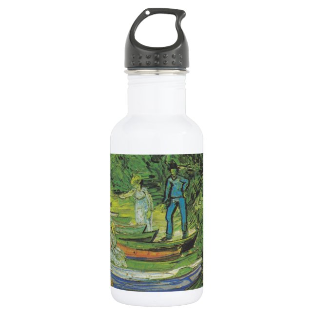 Van Gogh Nature Boat Lake Destiny 532 Ml Water Bottle (Front)