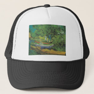 Van Gogh Nature Boat Lake Destiny Trucker Hat