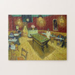 Van Gogh Night Cafe Painting Jigsaw Puzzle<br><div class="desc">Vincent Van Gogh  (30 March 1853 – 29 July 1890) was an influential Dutch post-impressionist painter.  This painting is The Night Cafe.</div>