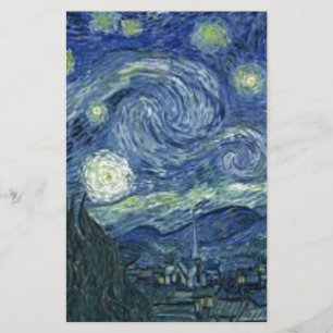 Van Gogh Night Star (The Starry Night) Stationery