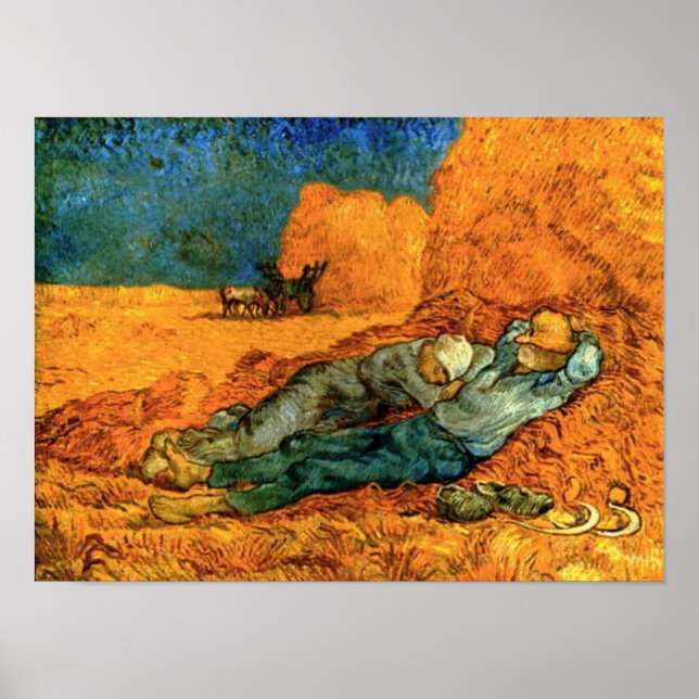 VAN GOGH - NOON REST FROM WORK (AFTER MILLET) POSTER (Front)