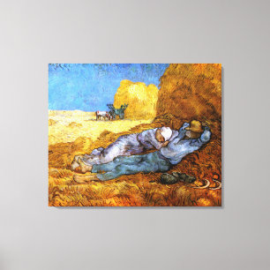 Van Gogh: Noon Rest from Work Canvas Print