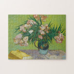 Van Gogh Oleanders Floral Painting Jigsaw Puzzle<br><div class="desc">Vincent Van Gogh  (30 March 1853 – 29 July 1890) was an influential Dutch post-impressionist painter.  This painting is Oleanders.</div>