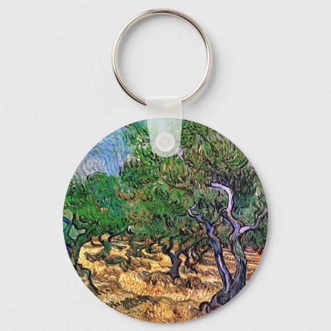 Van Gogh - Olive Grove Key Ring (Front)