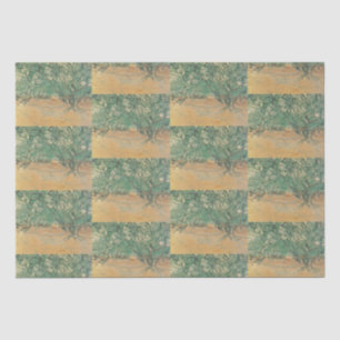 Van Gogh Olive Grove - Sage Green Nature Art Tissue Paper