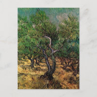 Van Gogh Olive Grove, Vintage Landscape Fine Art